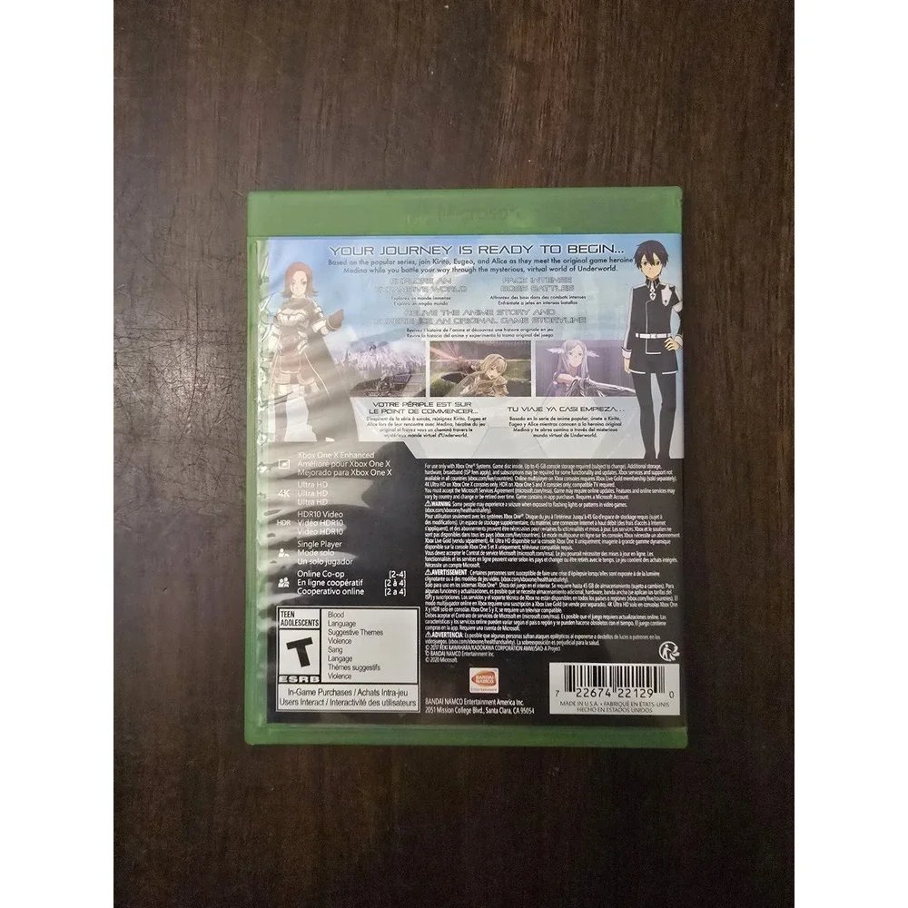 Sword Art Online [ Alicization Lycoris ] (XBOX ONE)